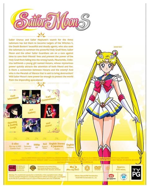 Sailor Moon S Part 2 Blu Raydvd Sailor Moon S Sailor Moon Dvd Blu Ray