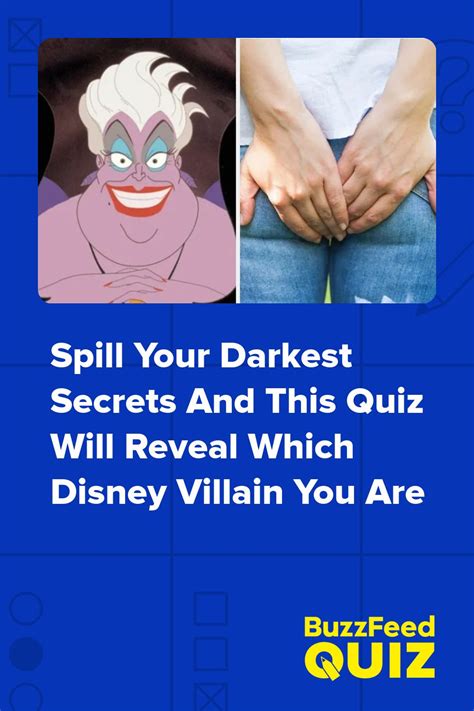 Spill Your Darkest Secrets And This Quiz Will Reveal Which Disney Villain You Are Quizes