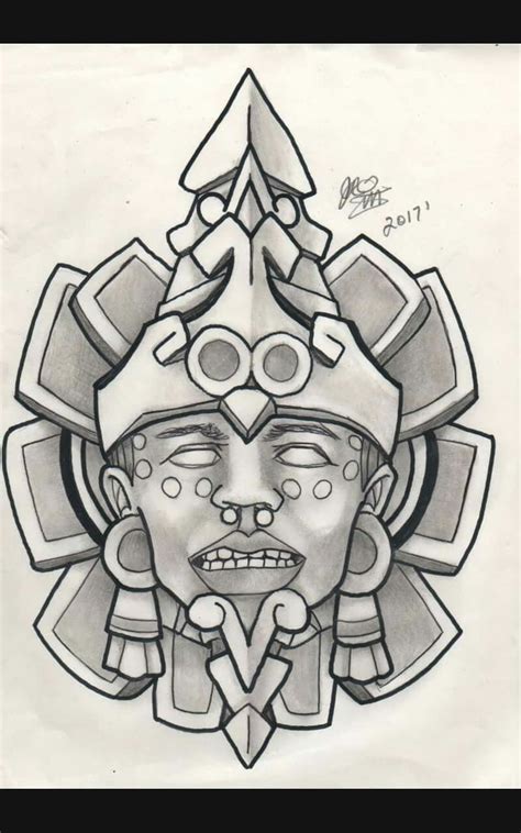 Dibujos De Aztecas Y Mayas