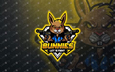 Bunny Mascot Logo For Sale | Rabbit eSports Logo - Lobotz LTD