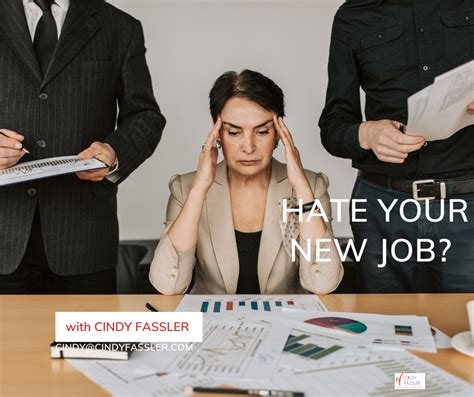 Hate Your New Job Cindy Fassler