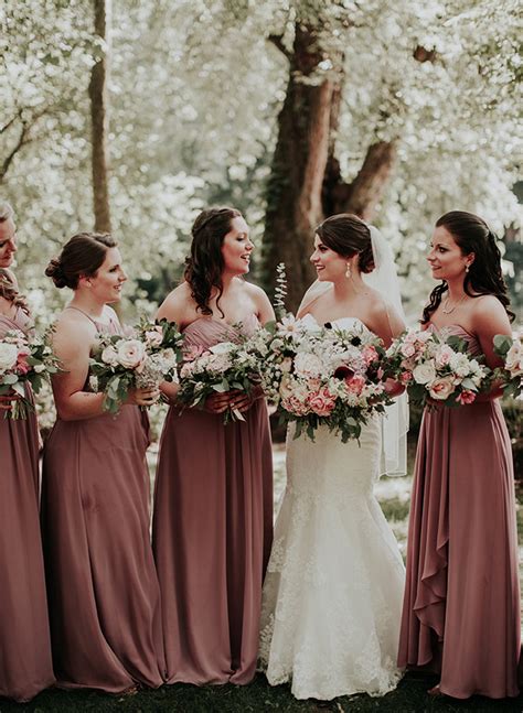 Moody Mauve Wedding With Copper Details Inspired By This