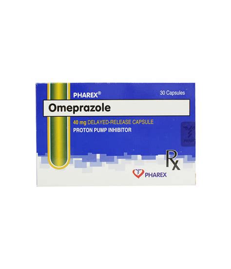 Omeprazole 40mg Capsule Pharex Rose Pharmacy Medicine Delivery