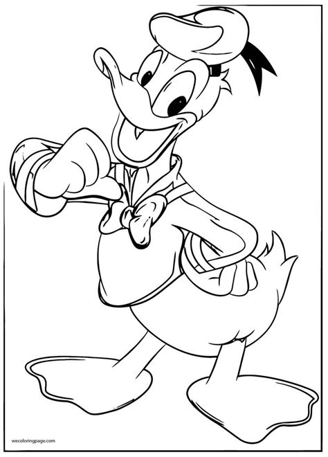 Donald Duck Coloring Page WeColoringPage 027 Wecoloringpage