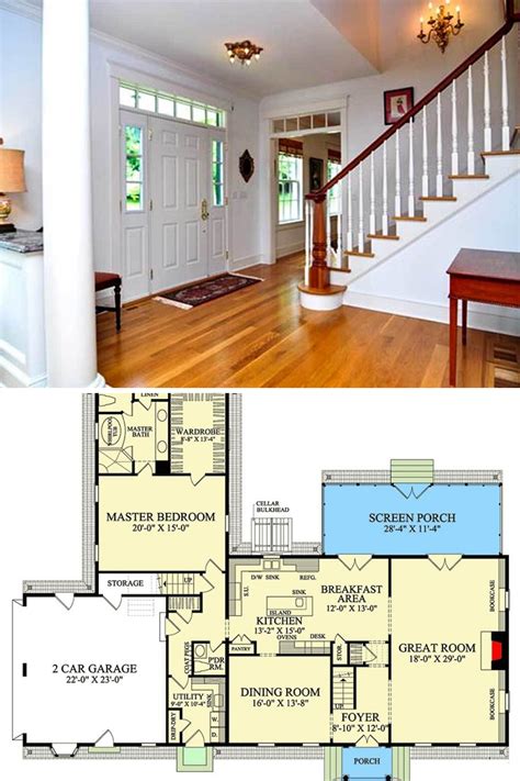 Traditional Colonial Floor Plans Image To U
