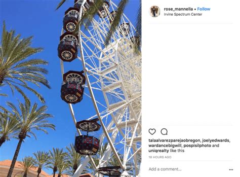 On the street of spectrum center drive and street number is 101. Most Instagrammed Spots in Orange County