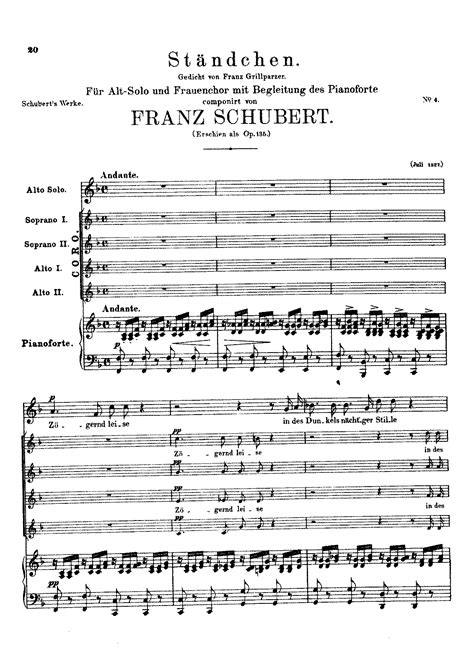 Ständchen, D.920 (Schubert, Franz) - IMSLP: Free Sheet Music PDF Download