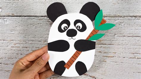 Diy Panda Paper Craft For Kids Paper Craft Ideas Diy Craft For Kids