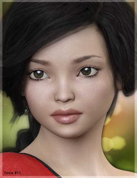 Face It Tween Julie 7 Daz 3d