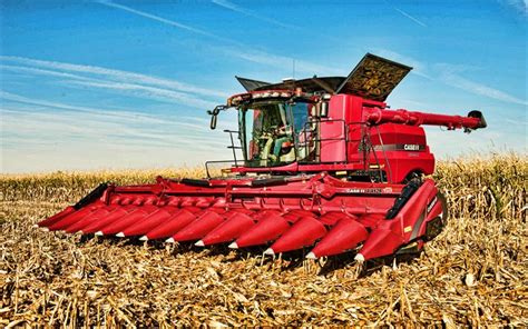 Télécharger Fonds Décran Case Ih Axial Flow 9230 4k Le Maïs Récolte