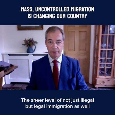 Ian On Twitter Rt Migrationwatch Nigel Farage Is Right Our Open Border And Flabby