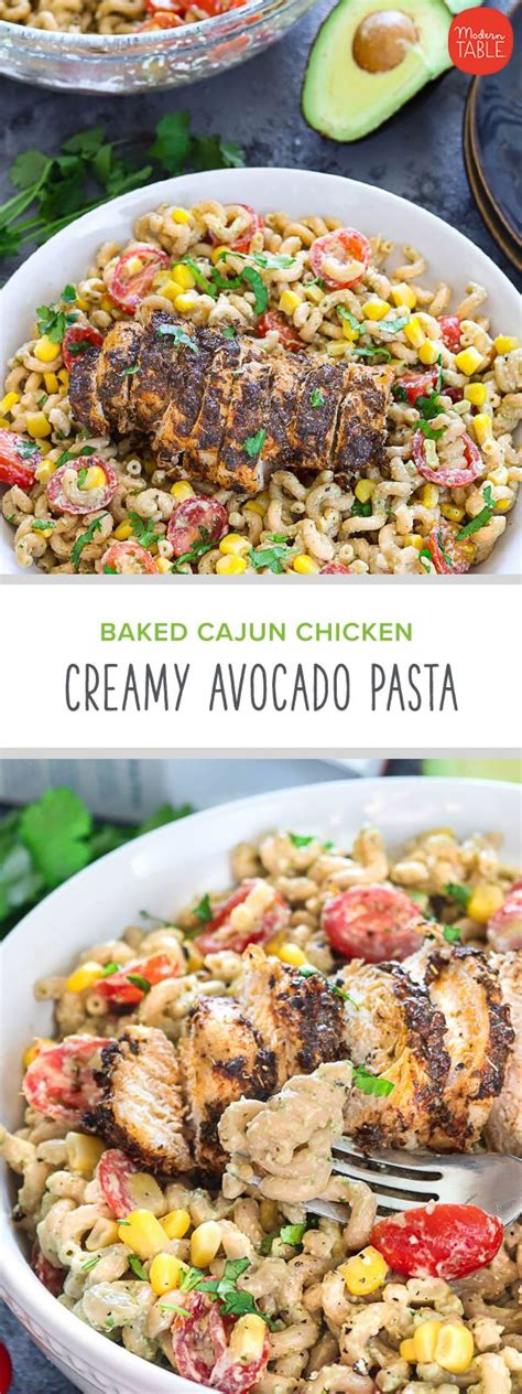 Creamy cajun chicken pasta garrett semola. Cajun Chicken With Creamy Avocado Pasta | Recipe | Recipes ...