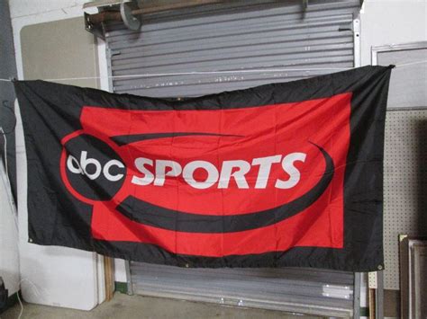 Abc Sports Tv Football Stadium Flag Banner