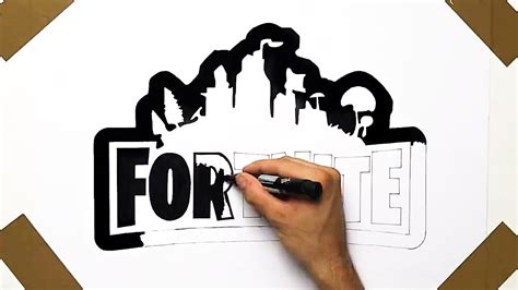 Fortnite Logo Sketch