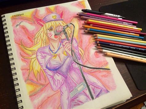Popstar Ahri Sketch And Colored Pencils By Resriechow On Deviantart