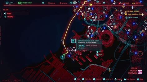 Cyberpunk 2077 Pacifica Ncpd Scanner Hustles Map Walkthrough