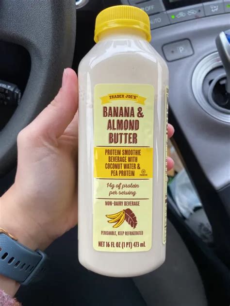 Trader Joe’s Banana And Almond Butter Protein Smoothie