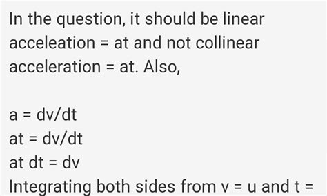 How To Calculate Final Velocity With Acceleration