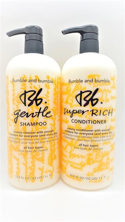 Bumble And Bumble Gentle Shampoo And Super Rich Conditioner Duo 338 Oz
