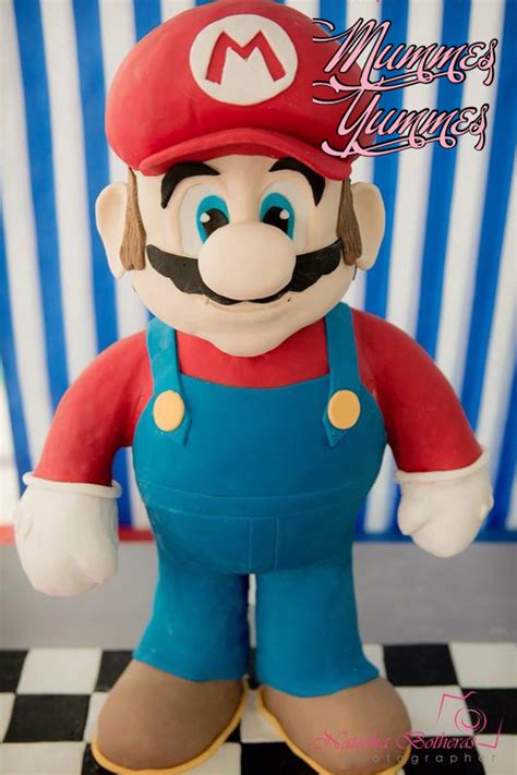 mario cake for my beautiful son. #mario #mariobros #cake #3D | Mario cake, Mario bros, Mario