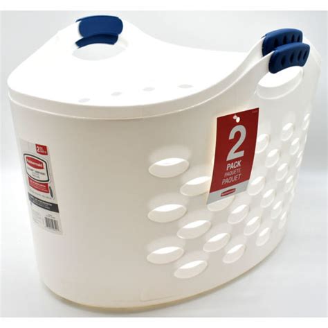 Best Deal In Canada Rubbermaid Flex N Carry Laundry Basket 2 Pack