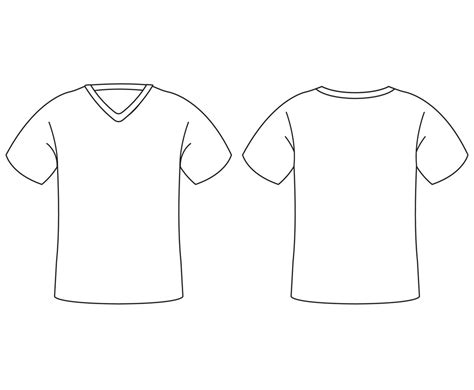 T Shirt Outline Svg T Shirt Template Svg Ph
