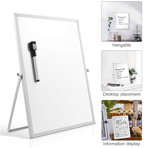 Magnetic Whiteboard Small Large White Notice Board Dry Wipe Office Home