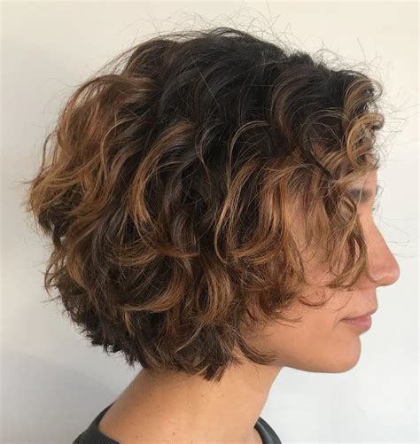 Curly bob with bangs for thick hair thick curls also look fabulous in a bob hairstyle, especially when bangs are involved. 50 Short Choppy Hair Ideas for 2021 - Hair Adviser