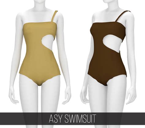 Asy Swimsuit At Fifths Creations Sims 4 Updates