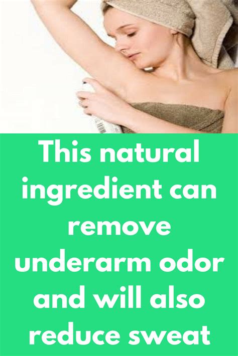 How To Prevent Armpit Odour Naturally Siambookcenter
