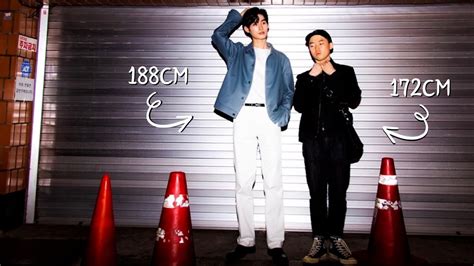 한국에서 키 큰 남자 키 작은 남자가 느끼는 것 더현대 아르켓 브이로그 Youtube