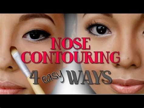 I also think if she's scale back the tan, get rid of the nose contour and fake lashes, and remove the lip injections, she'd probably look fine! 4 EASY Ways to Contour the NOSE - YouTube