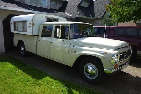 International Crew Cab Pop Up Aluminum Camper Truck Camper Hq