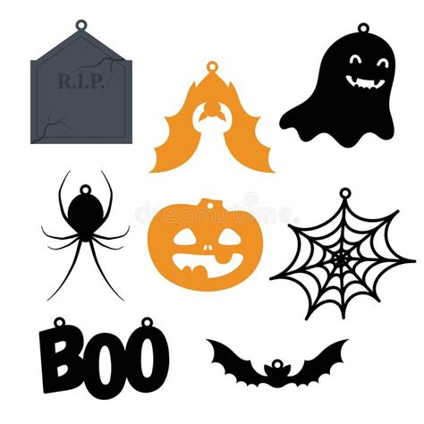 Halloween Ornament Set Cute Collection Of Halloween Garland Decoration