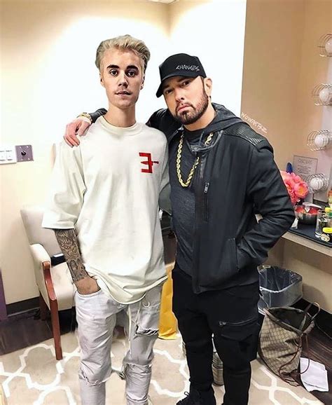 Sur Instagram Eminem And Justin Bieber 😆 Eminem Music Eminem
