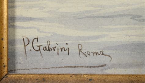 Sold Price Pietro Gabrini Italian 1856 1926 April 2 0121 1000
