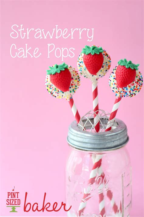 My batter is a little higher yield, so each quarter yields about 15 if you are not using the entire cake, wrap the other quarters tightly in plastic wrap and then foil. Strawberry Cake Pops with a Mold - Pint Sized Baker
