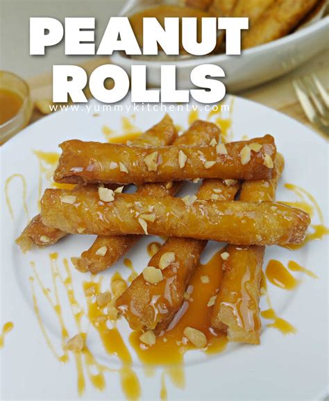 Peanut Rolls Yummy Kitchen