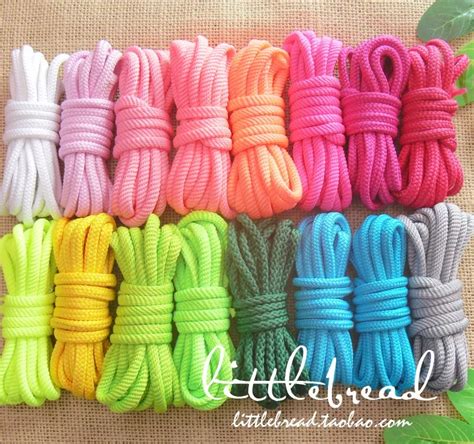 5mm Colorful Cords 15 Colors 3m Color Braided Rope Diy Nylon Woven