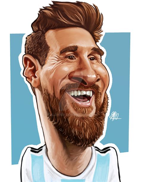 La Caricatura De Messi Caricatura 20