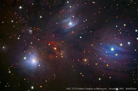 Angel Nebula Ngc 2170 Nebula Complex In Monoceros Nebula Astronomy