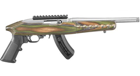 Ruger Stainless 22 Charger Takedown 22 Lr With Green