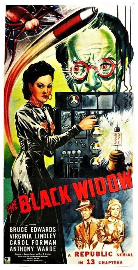 The Black Widow 1947 13 Part Chapter Serial Old Movie Posters