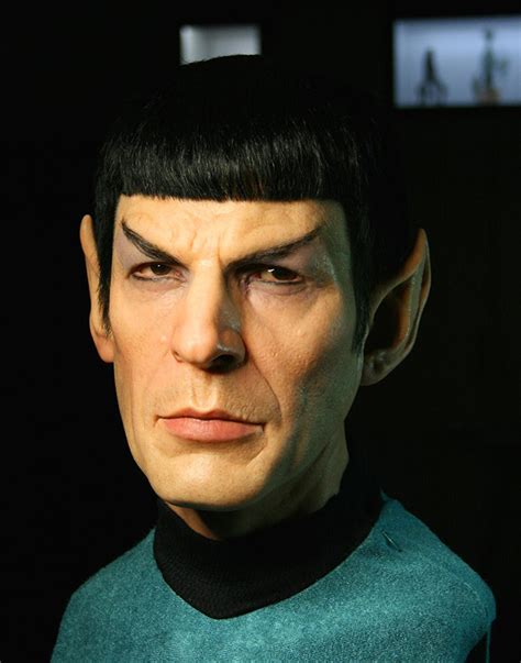 Realistic Sculpture Of Leonard Nimoy As Spock From Star Trek
