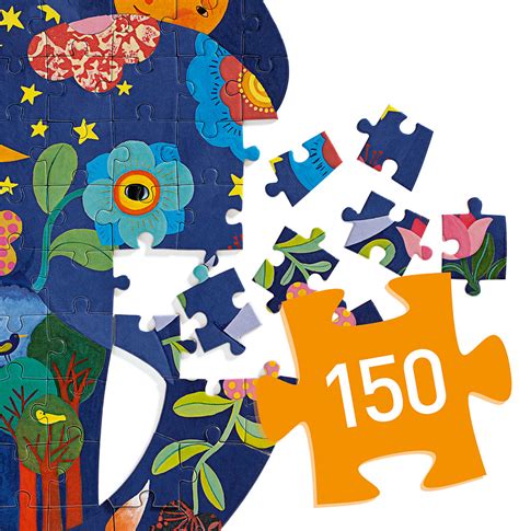 Puzz Art 150 Pcs Elephant Puzzle Imagine That Toys