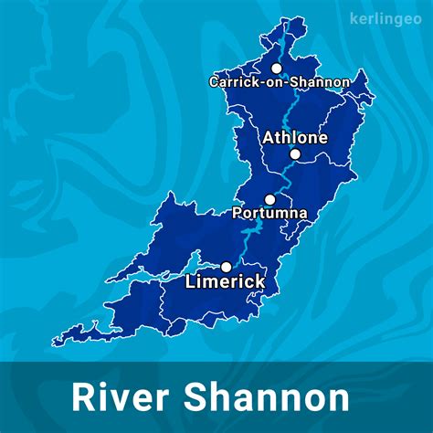Map Of The River Shannon Ireland Rmappyslappy