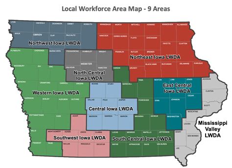Current Regional Board Map State Workforce Development Board