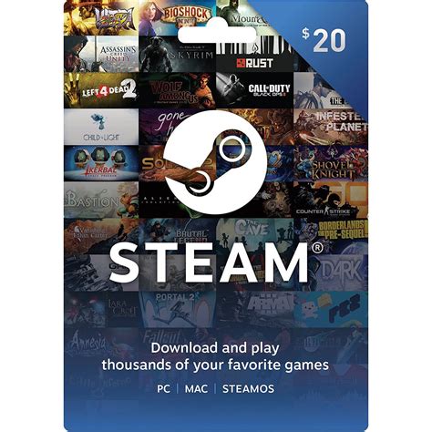 The money was then available for purchases on the steam platform. Valve Steam Wallet Card ($20) 01026TT B&H Photo Video