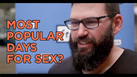 Frank Questions What Days Do People Have More Sex Youtube
