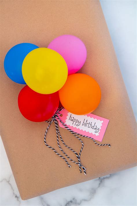 Birthday T Wrap Ideas With Kraft Paper Everyday Laura Cute T